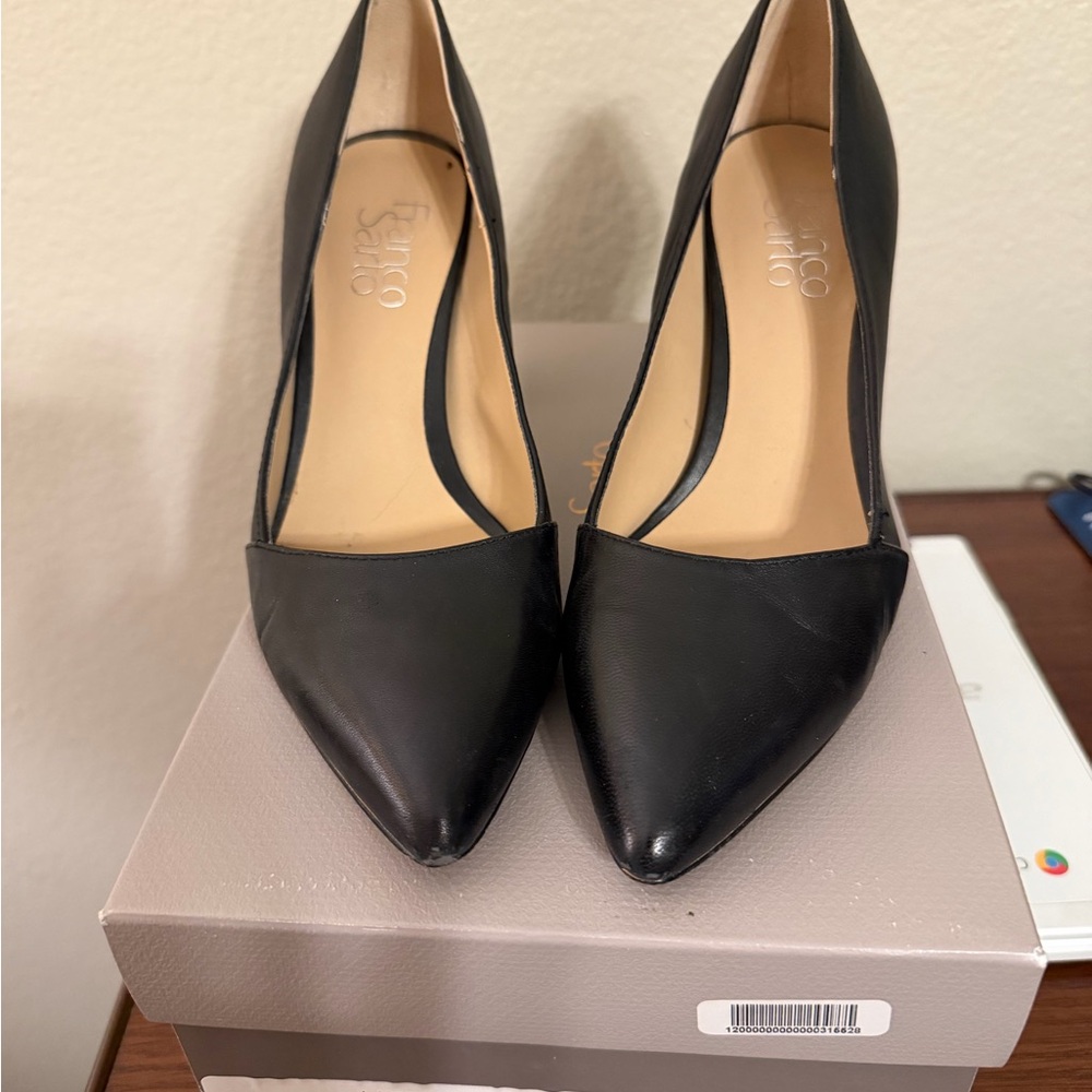 Franco Sarto Classic Black Heels